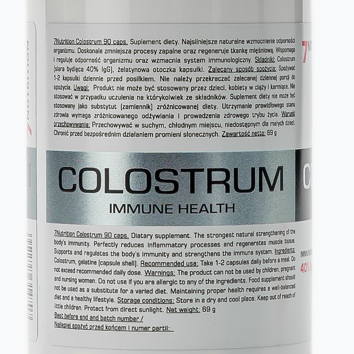 Suplement 7Nutrition Colostrum 600 mg 90 kapsułek 3