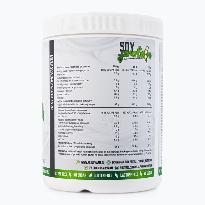 Whey Real Pharm Soy Protein Strawberry 2