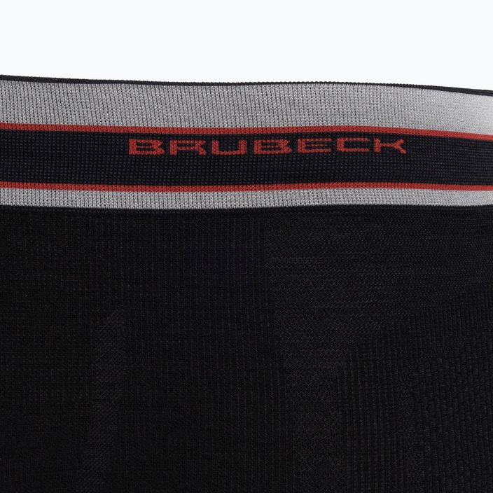 Bokserki termoaktywne męskie Brubeck BX10870 Active Wool czarne 3