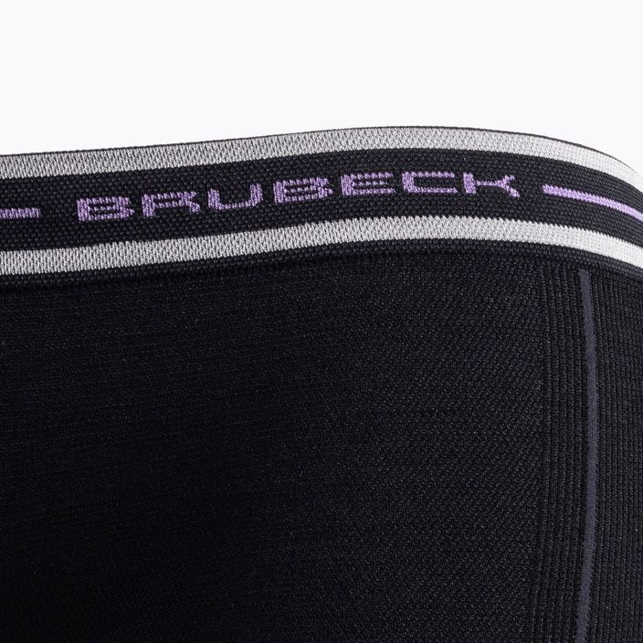 Bokserki termoaktywne damskie Brubeck BX10860 Active Wool czarne 3