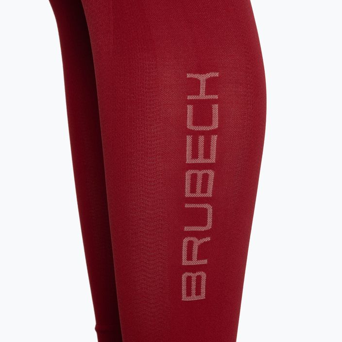Spodnie termoaktywne damskie Brubeck LE13050 Extreme Thermo bordowe 6