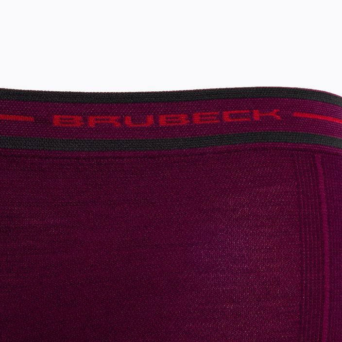 Bokserki termoaktywne damskie Brubeck BX10860 Active Wool śliwkowe 3