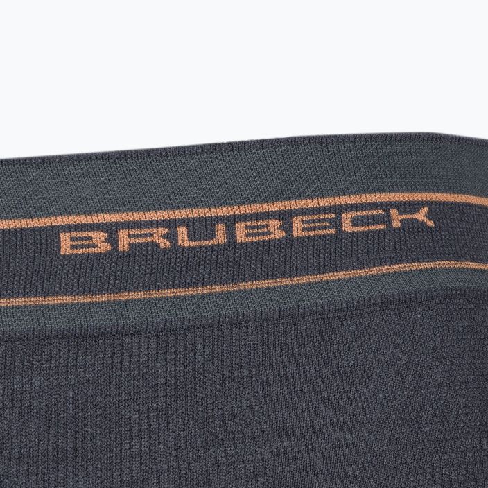 Bokserki termoaktywne męskie Brubeck BX10870 Active Wool grafitowe 3