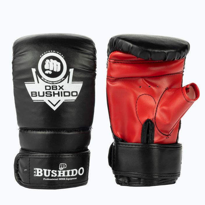 Rękawice bokserskie przyrządowe DBX BUSHIDO treningowe na worek czarne Rp4 3