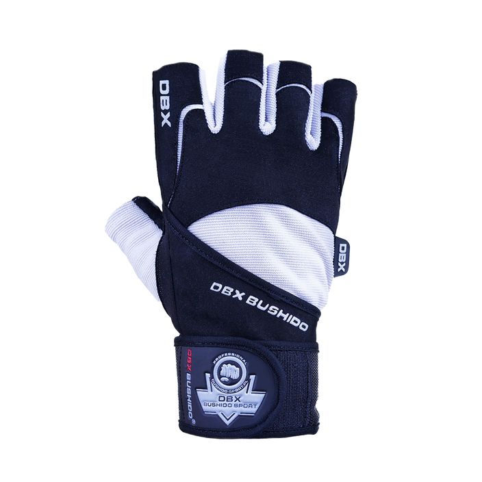 Rękawiczki fitness DBX BUSHIDO czarno-białe DBX-Wg-162-M 5