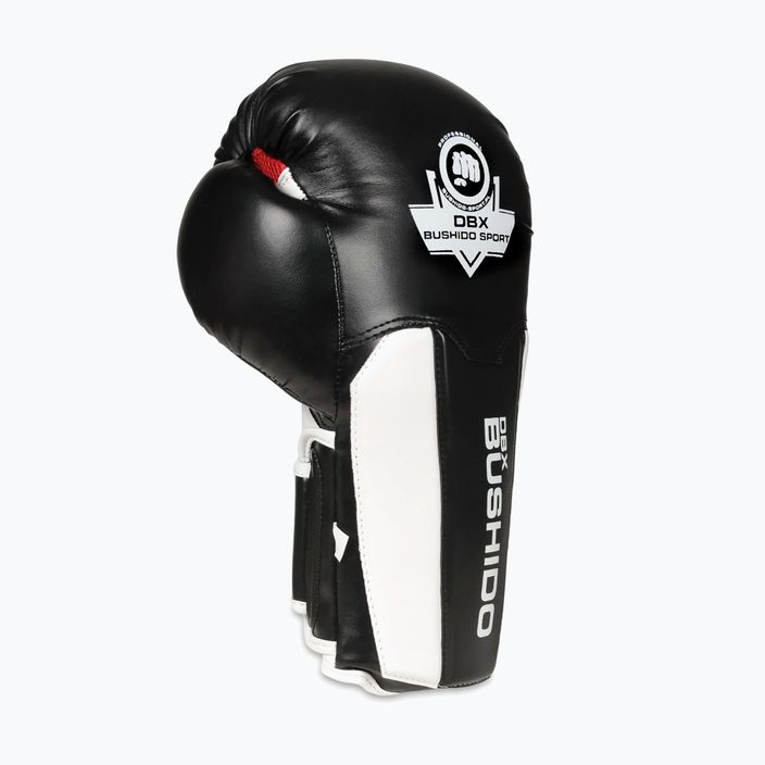 Rękawice bokserskie DBX BUSHIDO B-3W czarne/białe 4