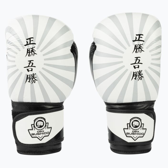 Rękawice bokserskie DBX BUSHIDO  "Japan" sparingowe białe B-2v8