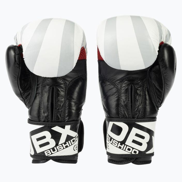Rękawice bokserskie DBX BUSHIDO  "Japan" sparingowe białe B-2v8 2