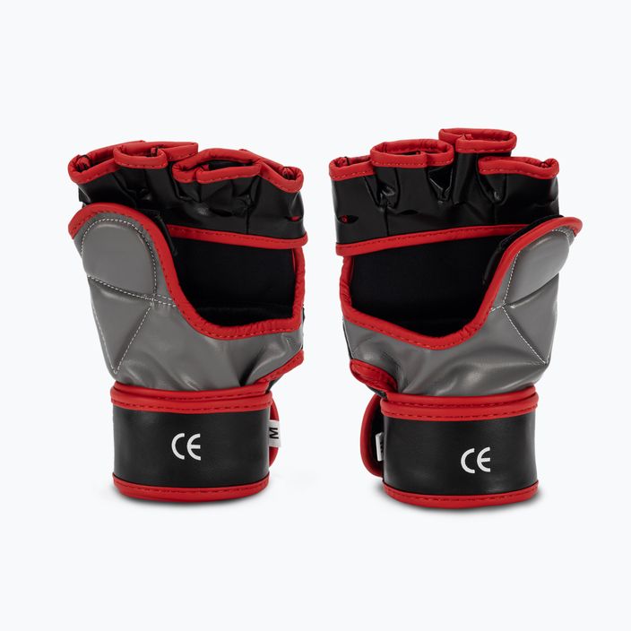Rękawice treningowe do MMA i treningu na worku DBX BUSHIDO czarno-czerwone E1V6-M 2