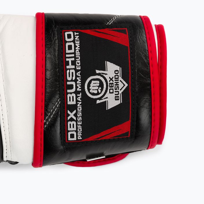 Rękawice bokserskie DBX BUSHIDO ze skóry syntetycznej z techologią Gel czarne B-2v11a 5
