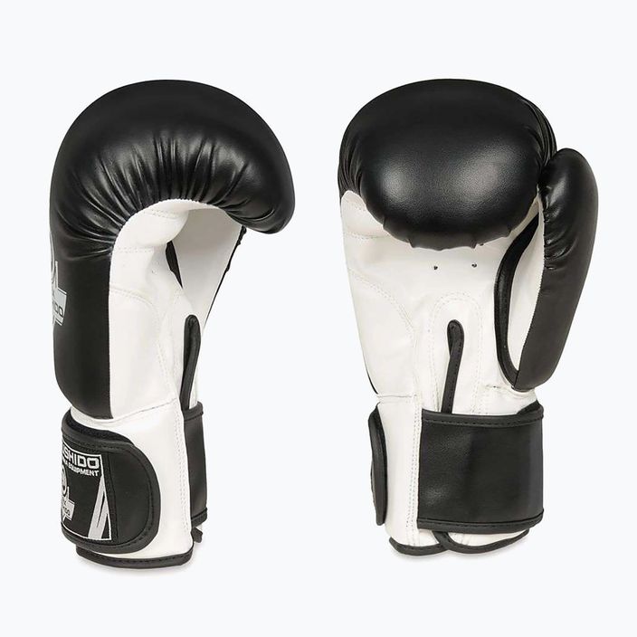 Rękawice bokserskie DBX BUSHIDO ARB-407 czarne/białe 2