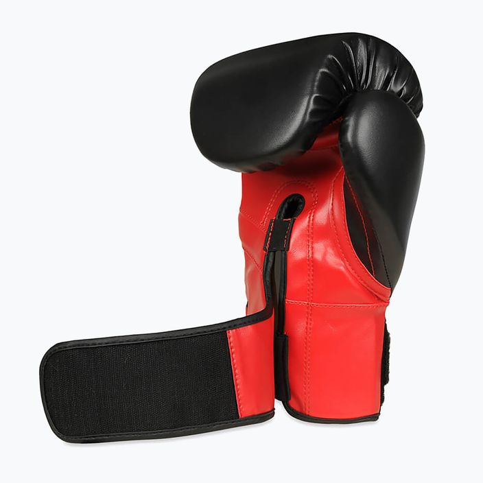 Rękawice bokserskie DBX BUSHIDO "Hammer - Red" Muay Thai czarne/czerwone 6