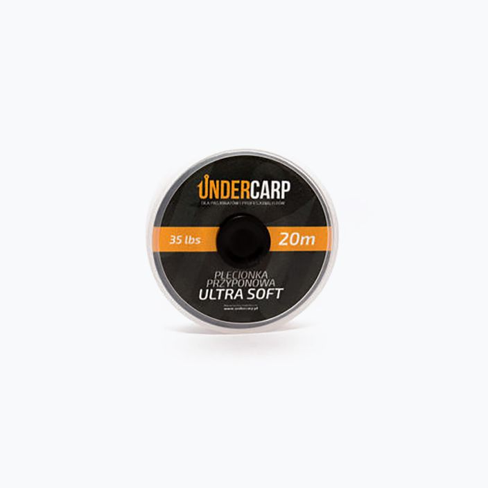Plecionka przyponowa karpiowa UnderCarp Ultra Soft UC207 brązowa 2