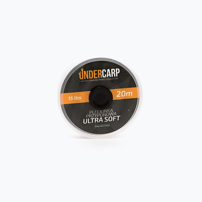Plecionka przyponowa karpiowa UnderCarp Ultra Soft brązowa 2