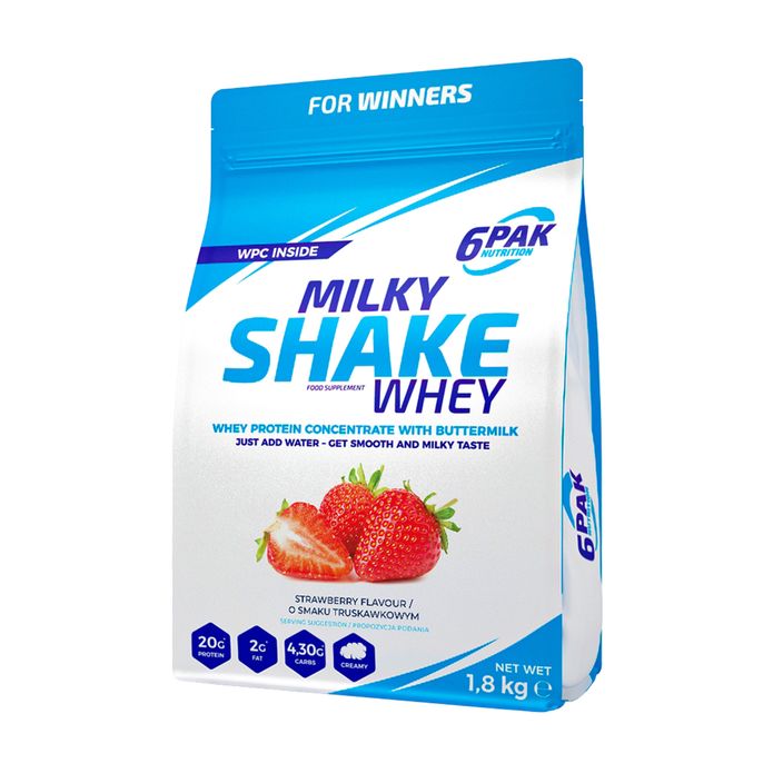 Whey 6PAK Milky Shake 1800 g Strawberry 2