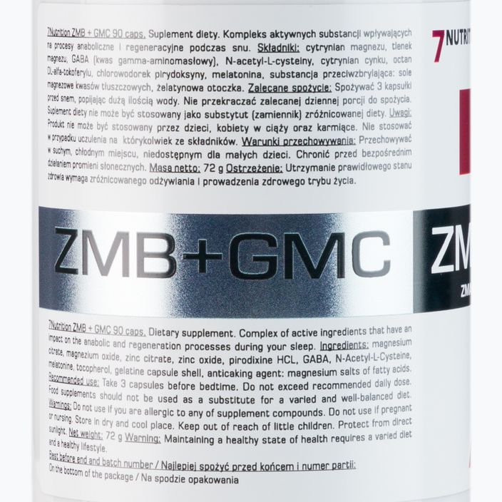 Suplement 7Nutrition ZMB + GMC 90 kapsułek 2
