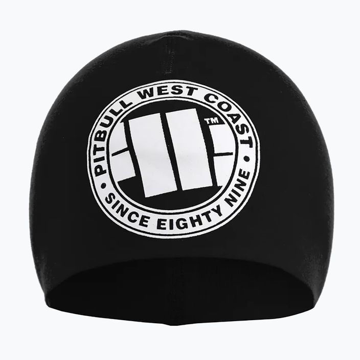 Czapka zimowa Pitbull West Coast Beanie Big Logo black/white 2