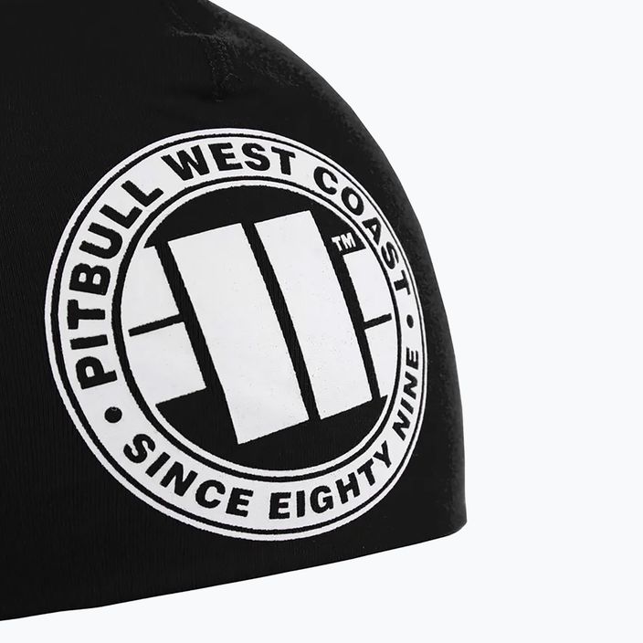 Czapka zimowa Pitbull West Coast Beanie Big Logo black/white 3