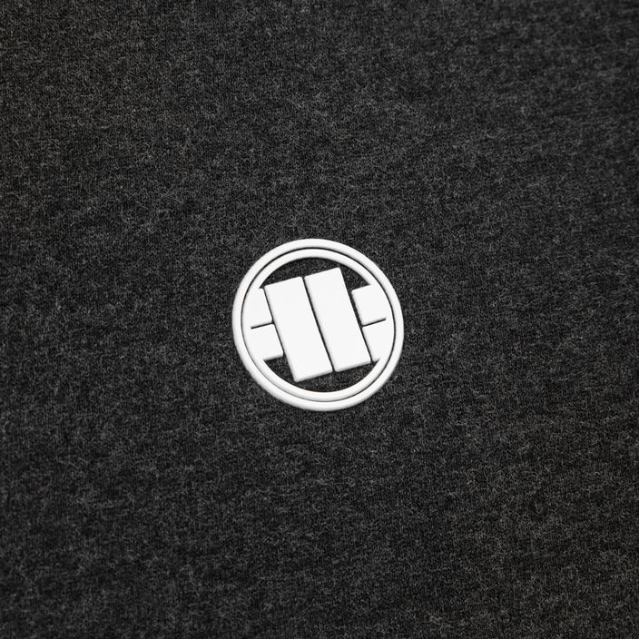 Bluza męska Pitbull West Coast Hooded Small Logo 21 charcoal melange 3