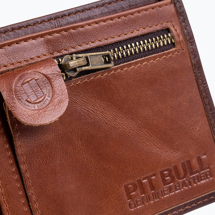 Portfel męski  Pitbull West Coast Original Leather Brant brown 9
