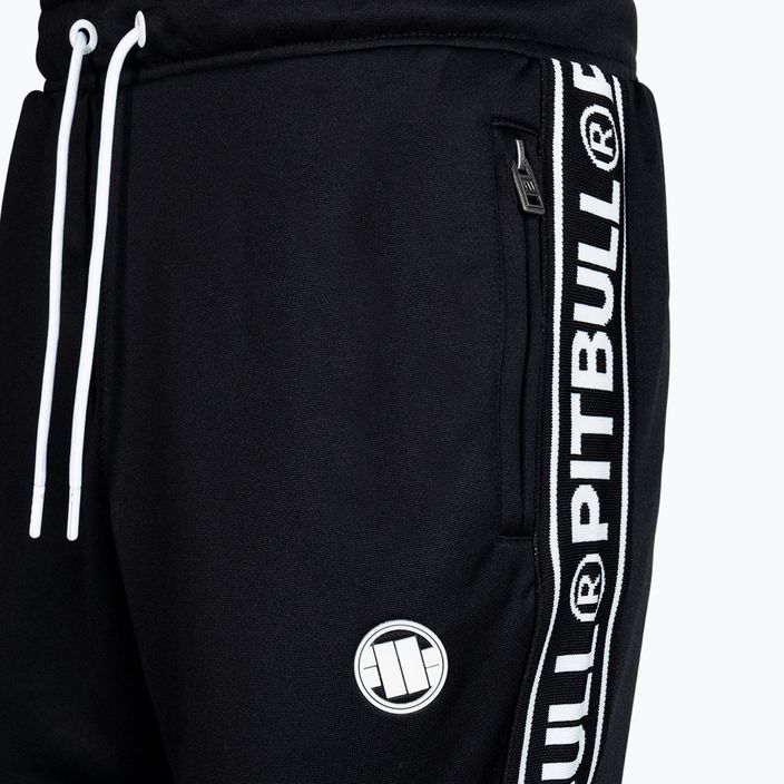Spodnie męskie Pitbull West Coast Oldschool Track Pants Tape Logo black 3