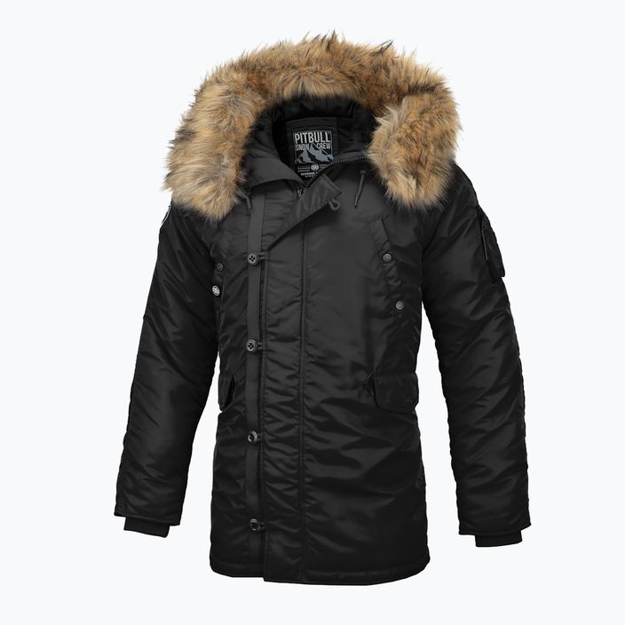 Kurtka zimowa męska Pitbull Alder Fur Parka black 11