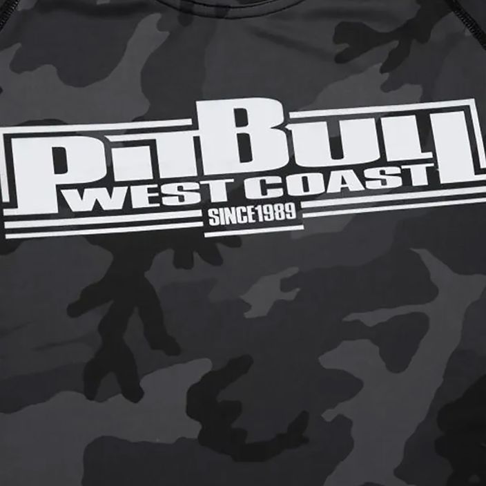 Rashguard damski Pitbull West Coast Rash T-S All black camo 3