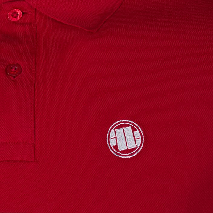 Koszulka polo męska Pitbull West Coast Polo Regular Logo red 3