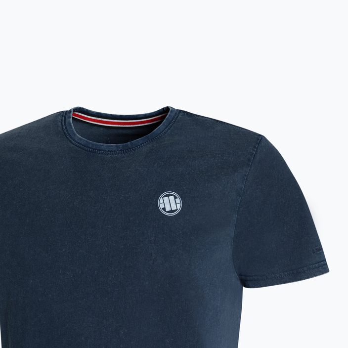 Koszulka męska Pitbull West Coast T-Shirt Small Logo Denim Washed 190 dark navy 3