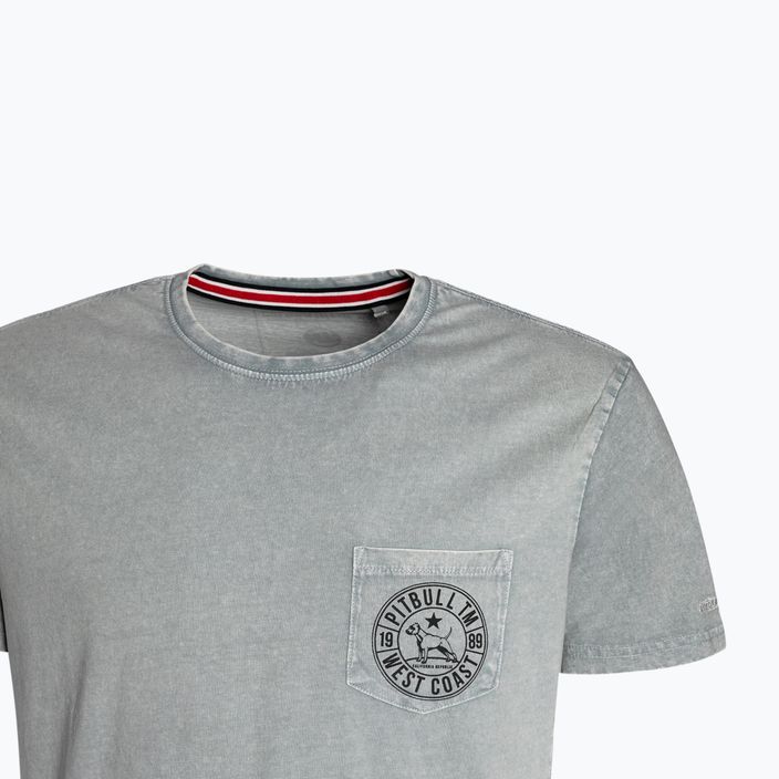 Koszulka męska Pitbull West Coast T-Shirt Circle Dog grey/melange 3