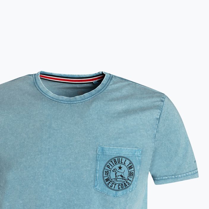 Koszulka męska Pitbull West Coast T-Shirt Circle Dog light blue 3