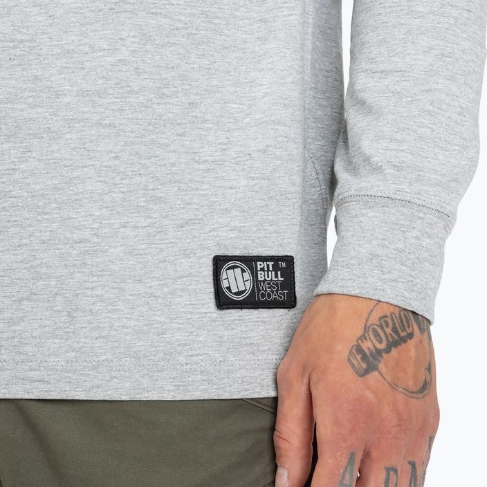 Bluza męska Pitbull West Coast Small Logo Spandex 210 grey/melange 4