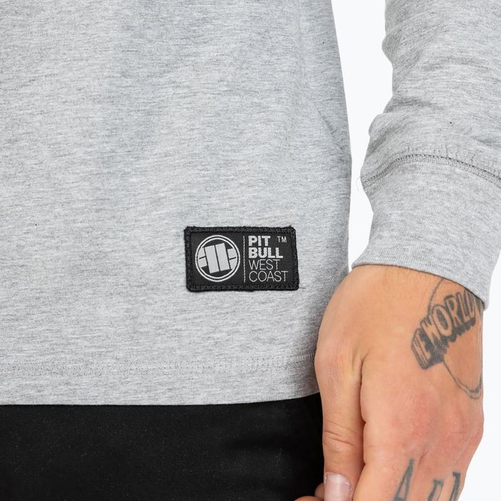 Bluza męska Pitbull West Coast Hooded Small Logo Spandex 210 grey 4