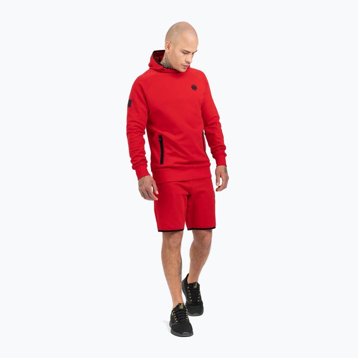 Bluza męska Pitbull West Coast Skylark Hooded Sweatshirt red 2