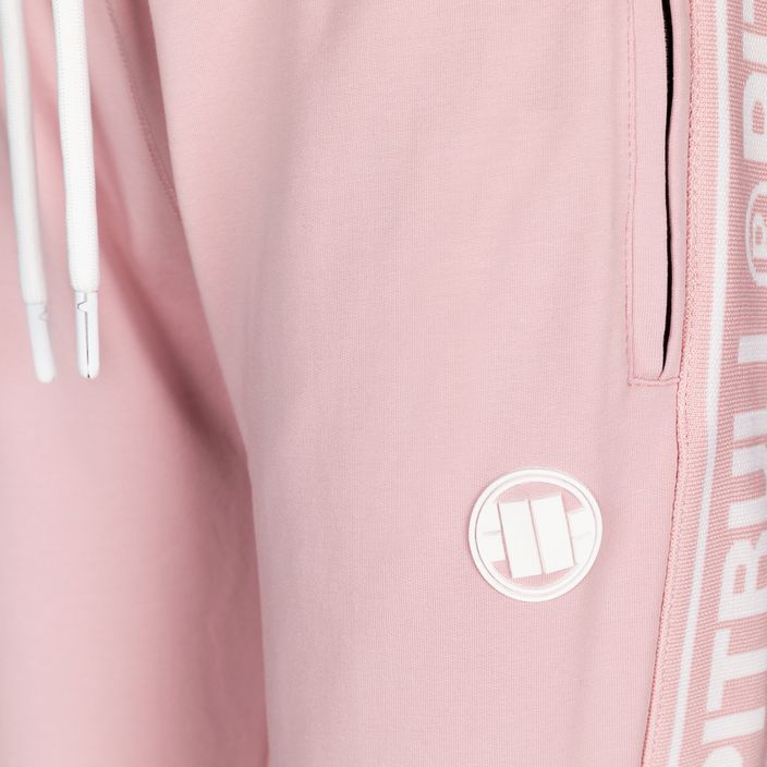Spodnie damskie Pitbull West Coast Jogging Pants F.T. 21 Small Logo powder pink 3
