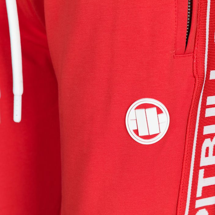 Spodnie damskie Pitbull West Coast Jogging Pants F.T. 21 Small Logo red 3