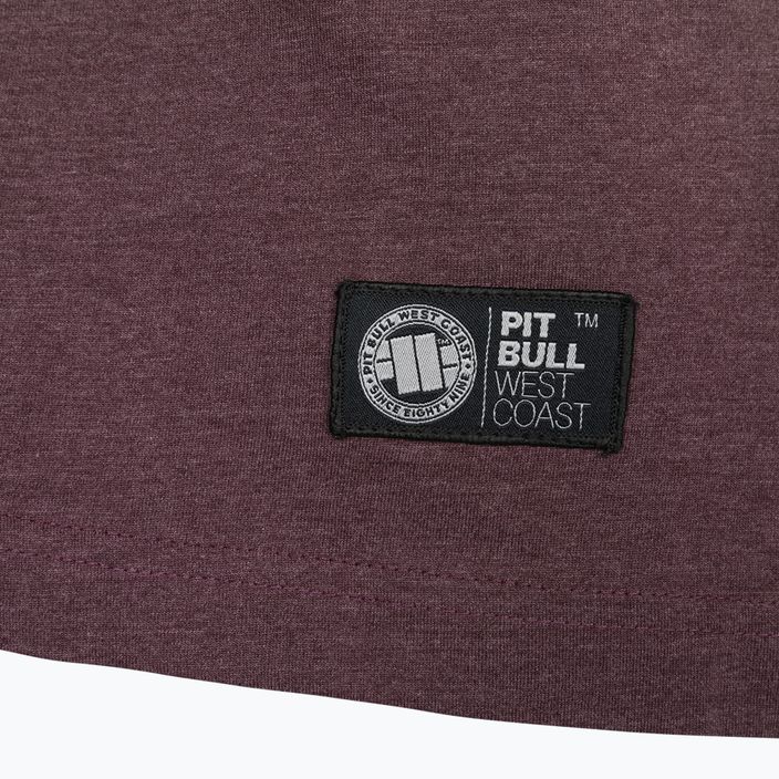 Koszulka męska Pitbull West Coast T-S Small Logo 160 Basic burgundy 3
