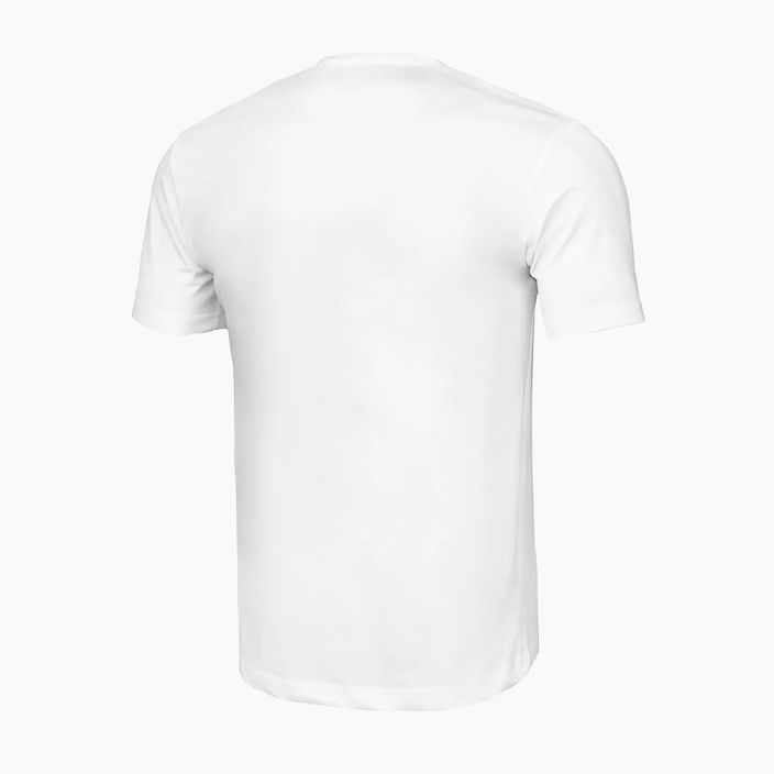 Koszulka męska Pitbull West Coast Small Logo 140 GSM white 2