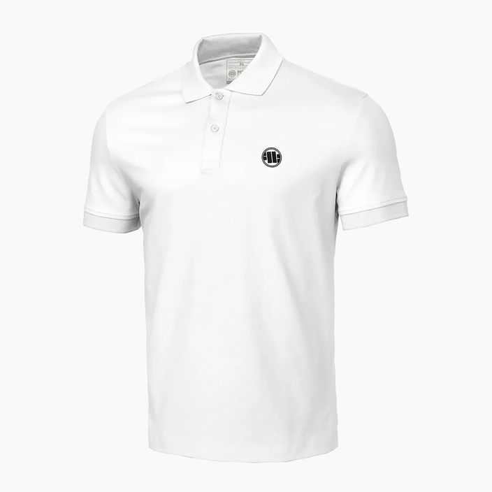 Koszulka polo męska Pitbull West Coast Polo Jersey Small Logo 210 GSM white