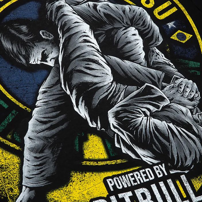 Koszulka męska Pitbull West Coast Brazilian Jiu Jitsu black 5