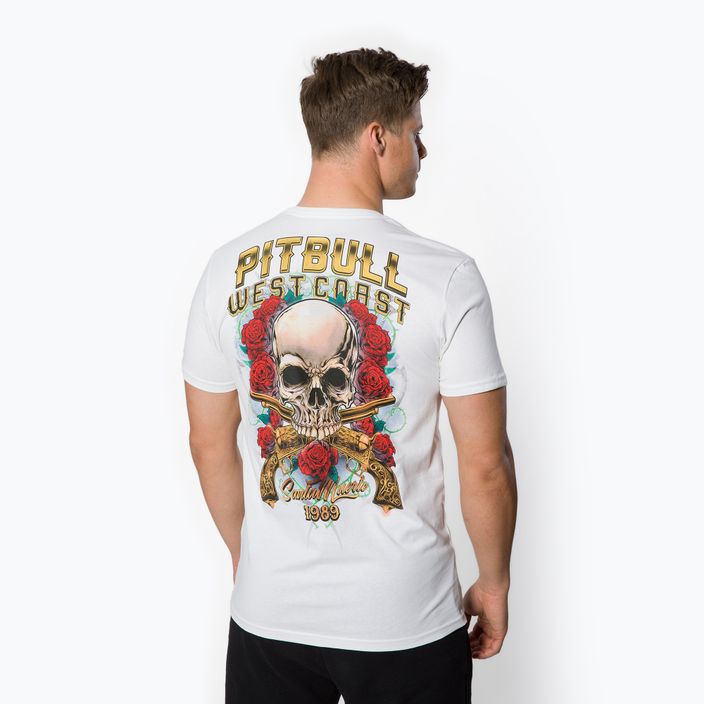 Koszulka męska Pitbull West Coast Santa Muerte white 3