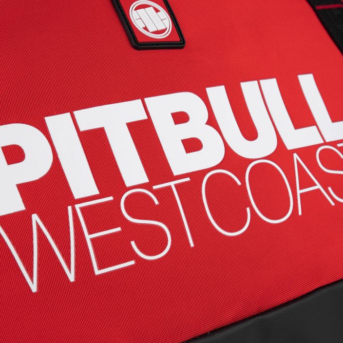 Torba treningowa męska Pitbull West Coast Big Logo TNT 100 l black/red 12