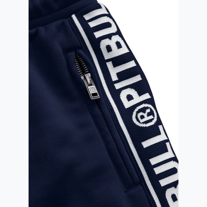 Spodnie męskie Pitbull West Coast Trackpants Tape Logo Terry Group dark navy 5