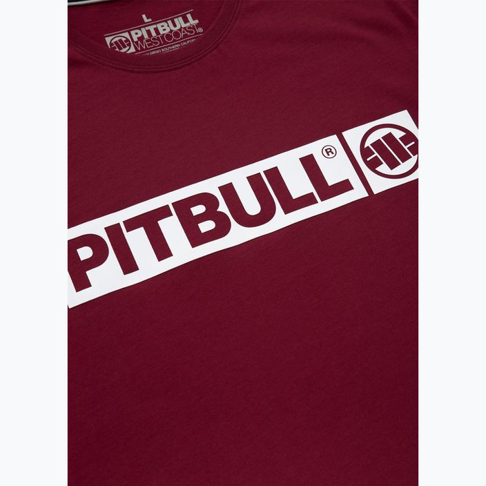 Koszulka męska Pitbull Hilltop burgundy 3