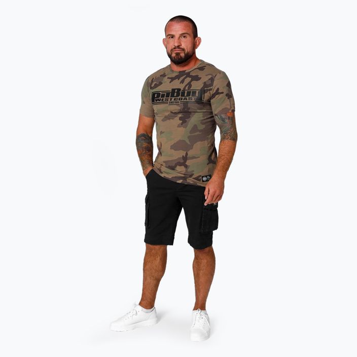 Koszulka męska Pitbull Classic Boxing woodland camo 2