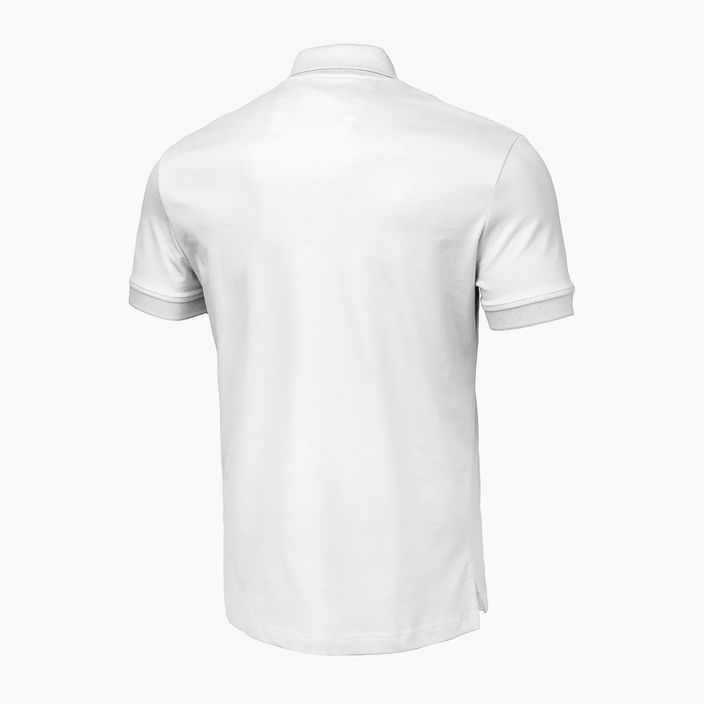 Koszulka polo męska Pitbull West Coast Polo Pique Regular white 2