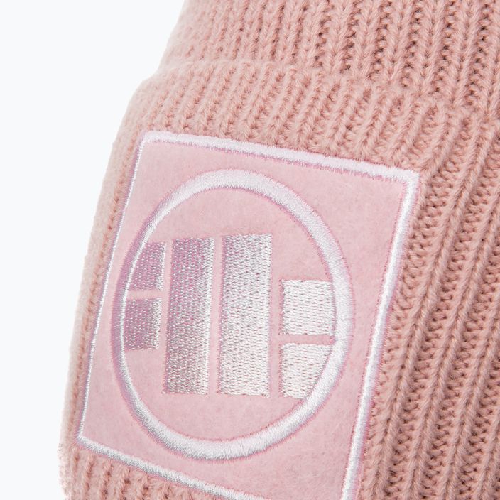 Czapka zimowa Pitbull Beanie Logo Single Layer Cuff pink 3