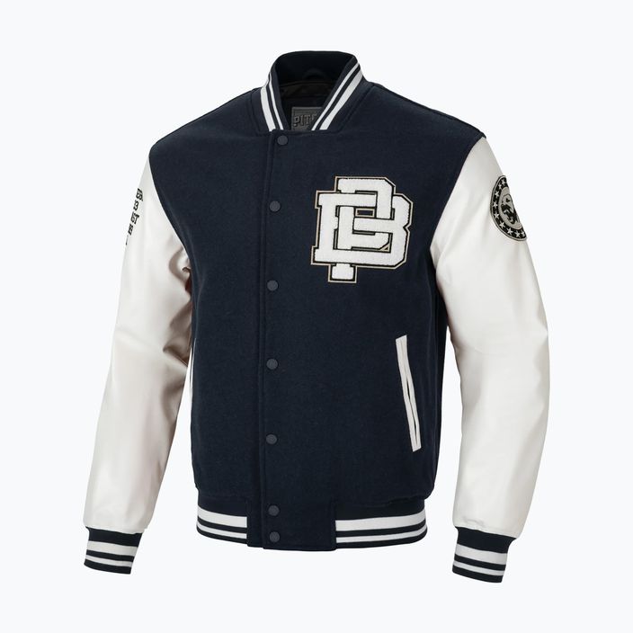 Kurtka męska Pitbull Fisher Pu Bomber dark navy 3