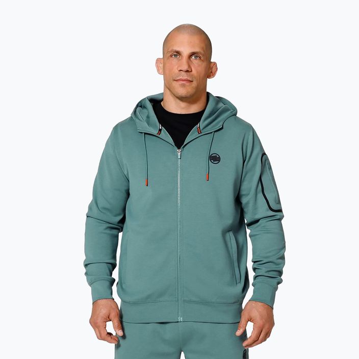 Bluza męska Pitbull Explorer Hooded Zip mint