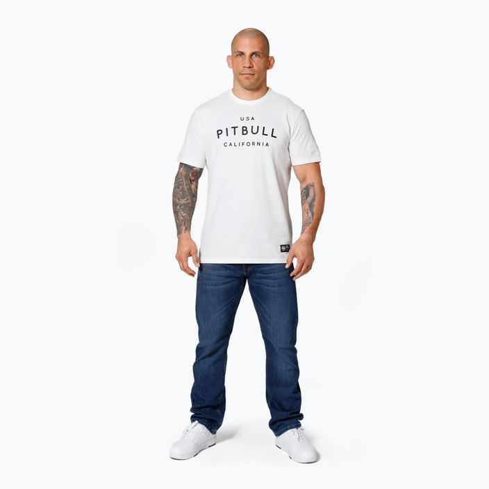 Koszulka męska Pitbull Usa Cal white 2